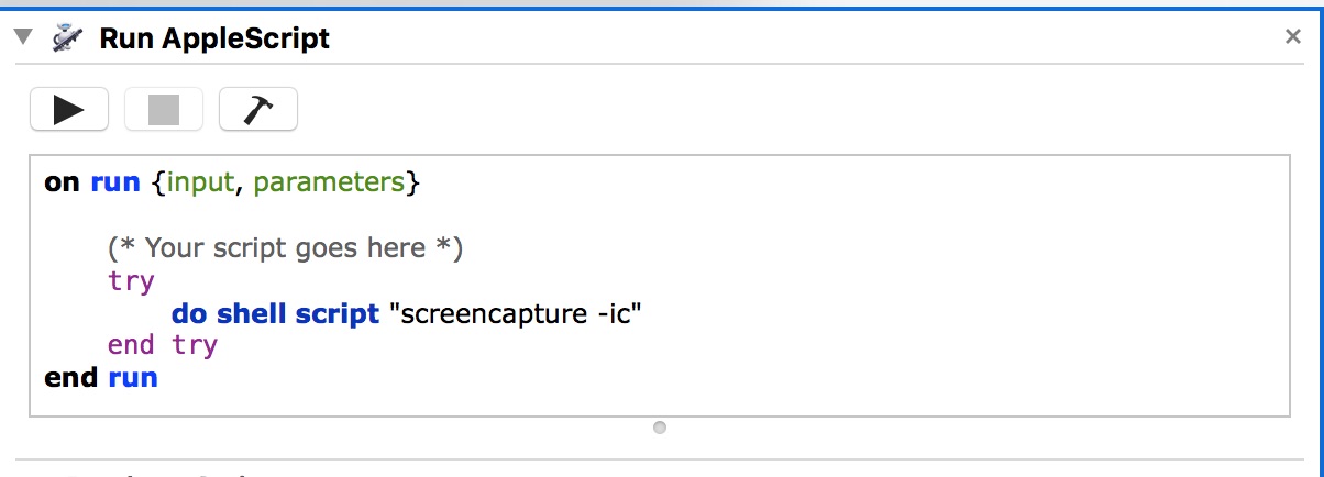 Capture Script